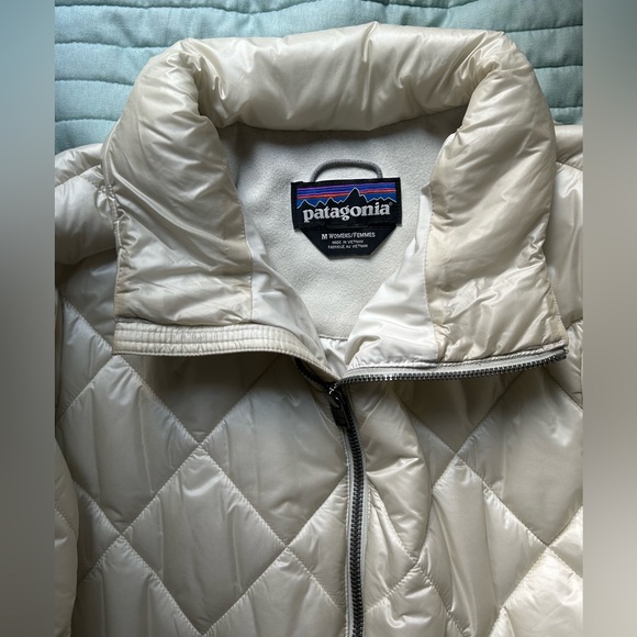 Patagonia Women’s Prow Bomber Jacket in Dyno White size Medium EUC - Picture 8 of 9